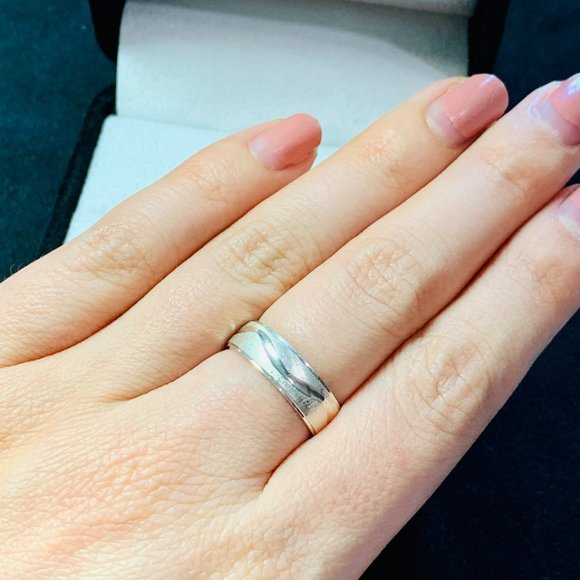 Y2K Vintage 90's 925 Sterling Silver Ring - Picture 2 of 3